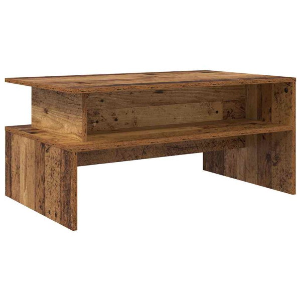 Mesa de centro com prateleira Outros Madeira antiga 90 x 55 x 42.5 cm M 2