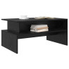 Mesa de Café Roble negro 90 x 55 x 42.5 cm Madera contrachapada 3