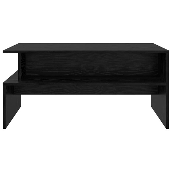 Mesa de Café Roble negro 90 x 55 x 42.5 cm Madera contrachapada M 5