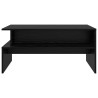 Mesa de centro com prateleira Outros Carvalho preto 90 x 55 x 42.5 cm 5