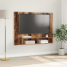 Mueble de TV de Pared Madera envejecida 120 x 23.5 x 90 cm 1
