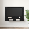Mueble de TV de Pared Roble negro 120 x 23.5 x 90 cm 4