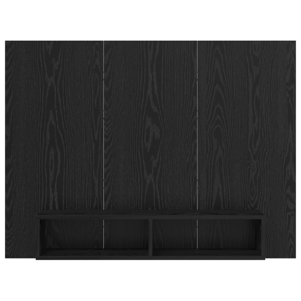 Gabinete de TV de Parede Carvalho Preto 120 x 23.5 x 90 cm M 5