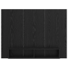 Gabinete de TV de Parede Carvalho Preto 120 x 23.5 x 90 cm 5
