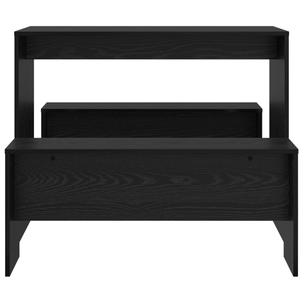 Conjunto de comedor 2 pcs Roble negro 97 x 47 x 75 cm M 5