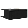 Mesa de Café Roble negro 80 x 80 x 31 cm Madera contrachapada 3