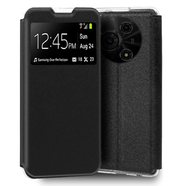 Funda COOL Flip Cover para TCL 605 Liso Negro D