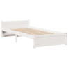 Estrutura cama c/ cabeceira sem colchão 90x190 cm branco 5