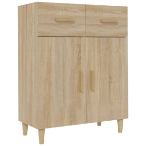 Aparador de madera contrachapada roble Sonoma 69.5x34x89 cm H
