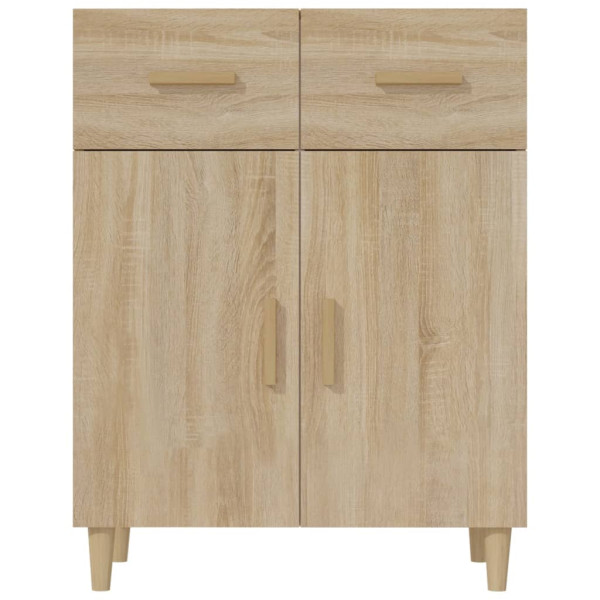 Aparador de madera contrachapada roble Sonoma 69.5x34x89 cm M 3
