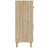 Aparador de madera contrachapada roble Sonoma 69.5x34x89 cm 5