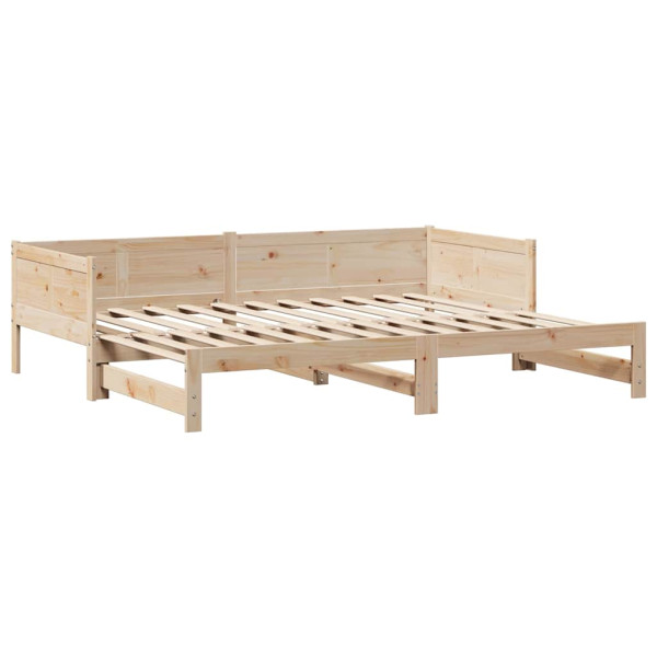 Sofá-cama com gavetão e gavetas sem colchão 90x190 cm M 5