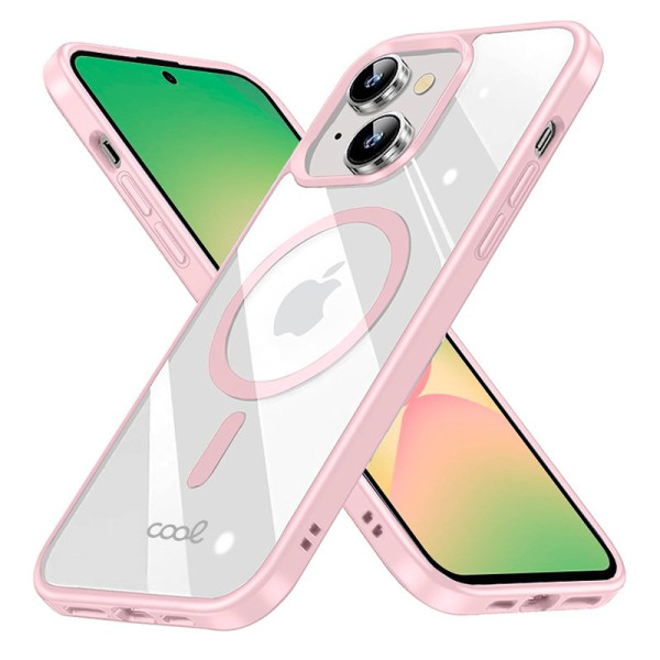 Carcasa COOL para Samsung A566 Galaxy A56 5G Magnética Borde Rosa M 2