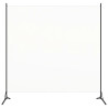Biombo divisor de 1 panel blanco crema175x180 cm 1