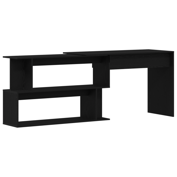 Mesa  Preta Carvalho 200x50x76 cm Madeira engenheirada M 2