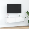 Mueble de TV  Blanco 100x31x25.5 cm Madera elaborada 1