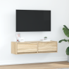 Mueble para TV Roble Sonoma 100x31x25.5 cm Madera elaborada 1