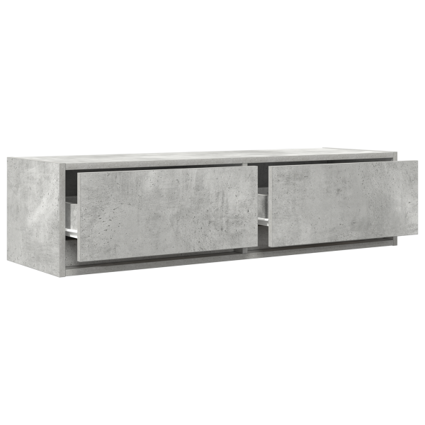 Mueble de TV  Gris Concreto Madera Compuesa 100 x 31 x 25.5 cm M 5