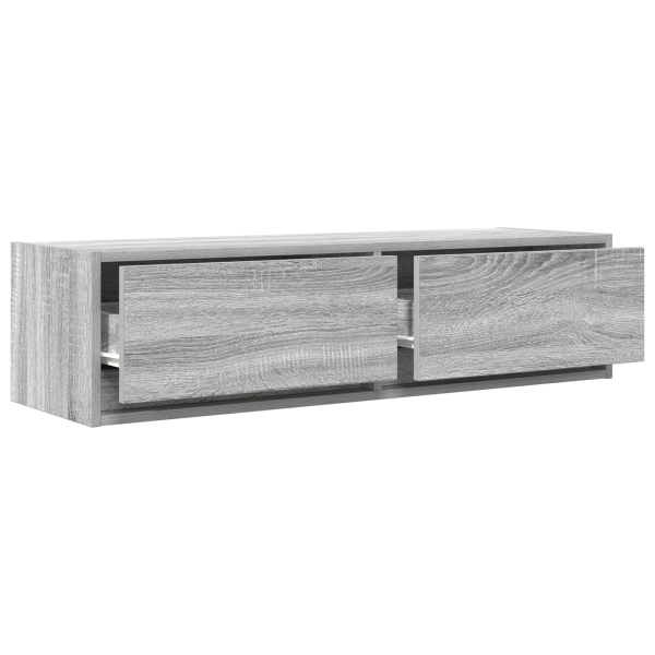 mueble de TV  Gris Sonoma 100x31x25.5 cm Madera elaborada M 5