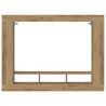 Armário de TV Wall-Mounted  Carvalho Artesanal 152x22x113 cm 5