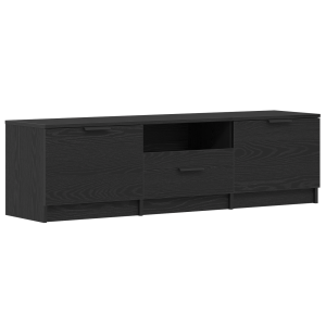 Gabinete para TV  - Roble Negro - 140x35x40 cm - Hecho de Madera Ingieniería H