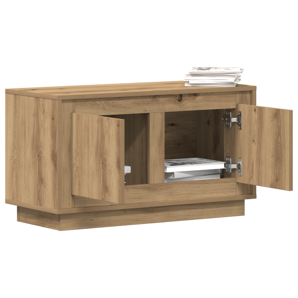 mueble para TV  de Roble Artesanal 80x35x45 cm de Madera Elaborada M 3