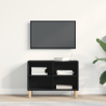 Cabinet para TV de roble negro  - 69.5x30x50 cm. Hecho de madera elaborada 4