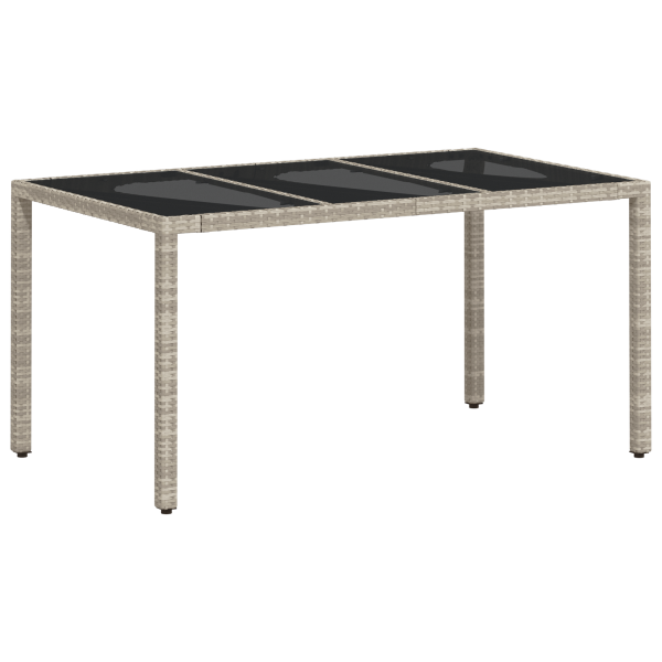 Conjunto de Jantar para Jardim 5 pcs Cinzento-claro M 5