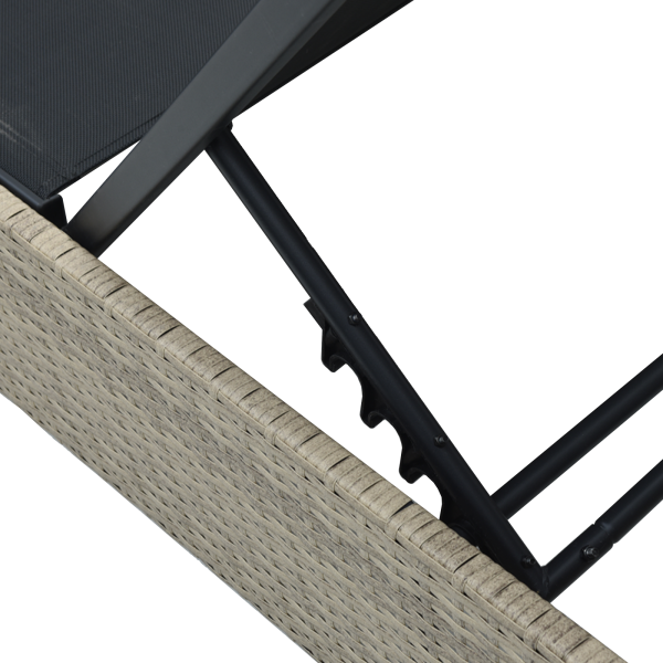 Tumbona  Beige 60x200x27 cm de Ratán Poliéster M 5