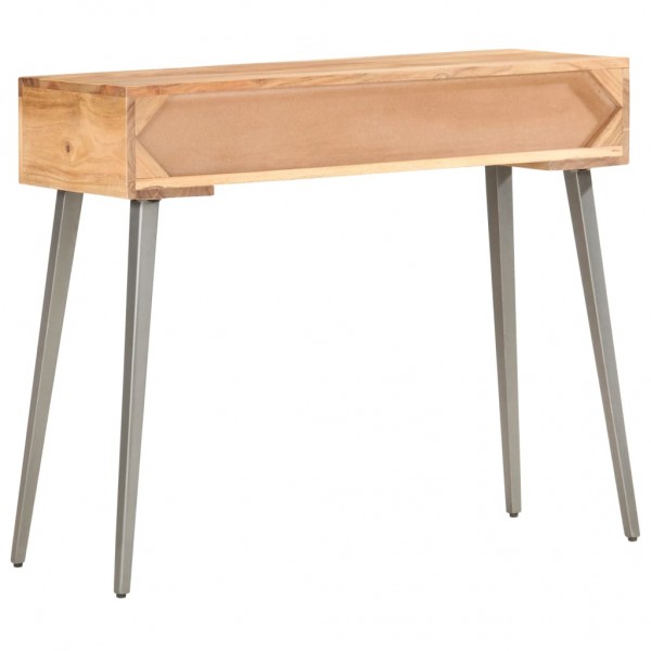Mesa consola 90x30x75 cm madeira de acácia maciça M 4
