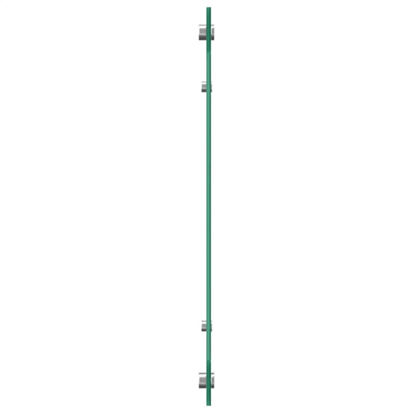 Salpicaderos de cocina 2 uds vidrio templado blanco 80x50 cm M 4