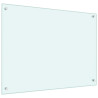 Salpicaderos de cocina 2 uds vidrio templado blanco 80x60 cm 4