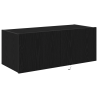 Estante de TV  com Luzes LED Preto Carvalho 80x35x31 cm 5