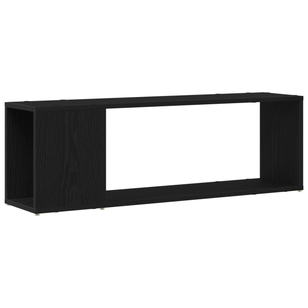 Estante para libros  Negro Roble 100x24x32 cm Madera M 2