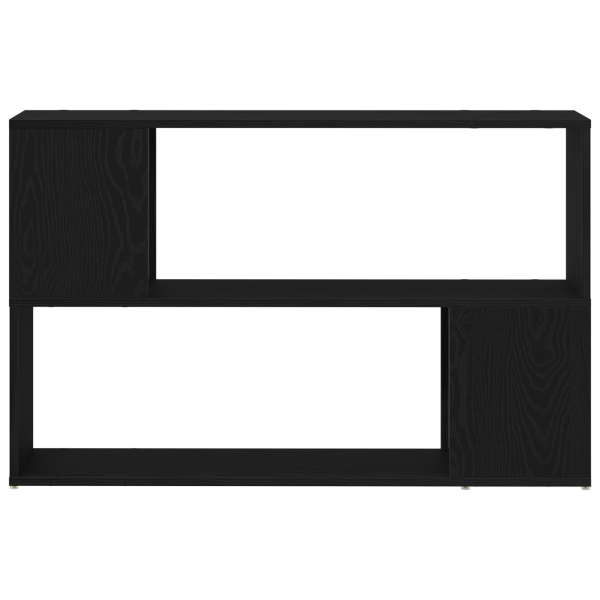 Estante de Livros  Carvalho Preto 100x24x63 cm Madeira Compósita M 5