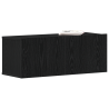 Soporte de TV de roble negro  80x30x30 cm hecho de madera aglomerada 3