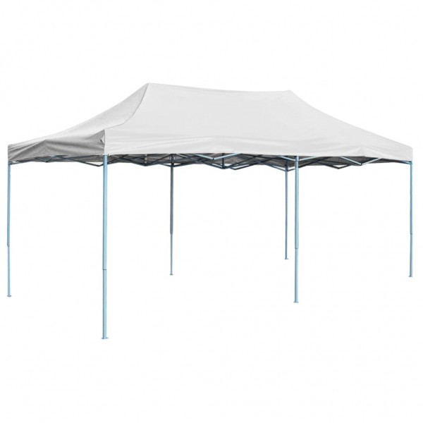 Carpa plegable profesional para celebraciones acero blanco 3x6m D