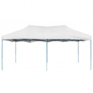 Tenda dobrável profissional para festas 3x6 m aço branco H