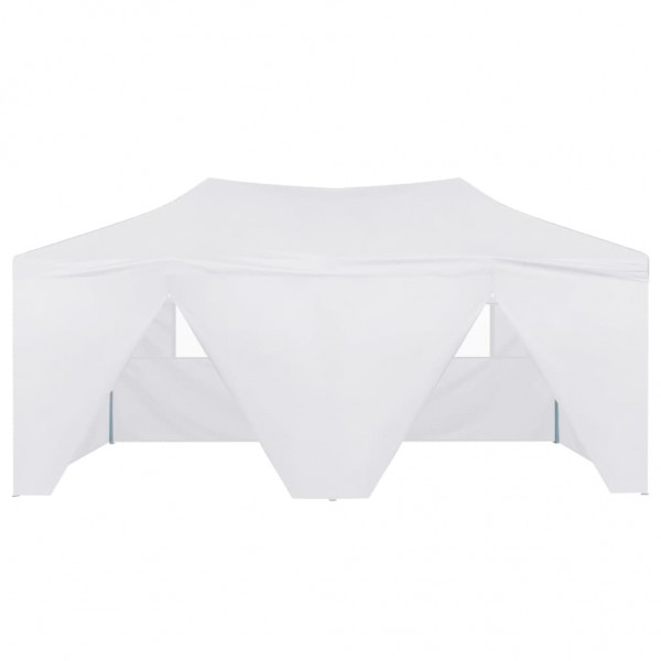 Tenda dobrável profissional festas 4 paredes 3x6m aço branco M 3