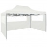 Carpa plegable para celebraciones con 4 paredes blanco 3x4.5 m 5