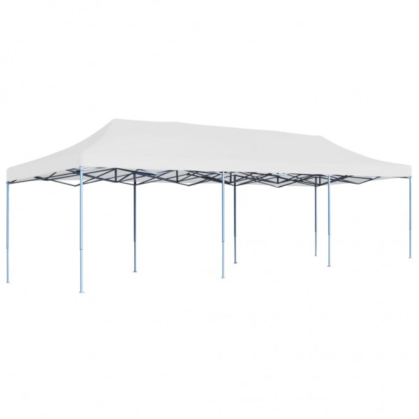 Carpa plegable y desmontable blanco 3x9 m D