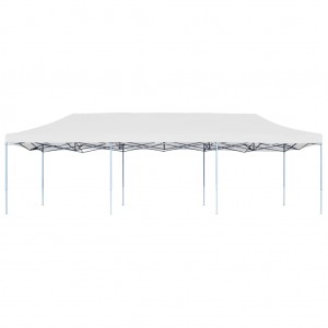 Carpa plegable y desmontable blanco 3x9 m H