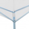 Carpa plegable y desmontable blanco 3x9 m 4
