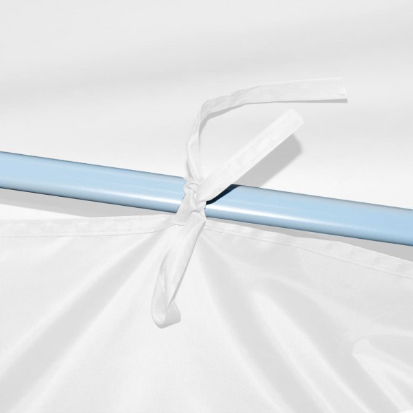 Carpa plegable Pop-up con 8 paredes laterales blanco 3x9 m M 4