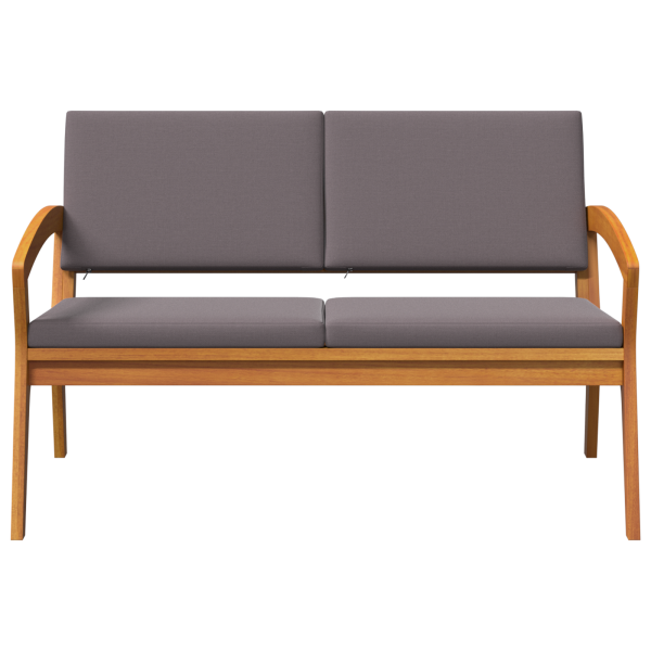 Banco de Jardim  com Almofadas 115x70x72 cm Madeira de Acácia M 4