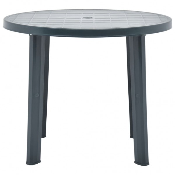 Mesa de jardim 89 cm plástico verde M 3