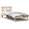 Estructura de Cama con Cabecero 80x200 cm Madera Maciza de Pino 4