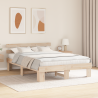 Estrado de Cama com Cabeceira 150x200 cm Madeira Pinho 5