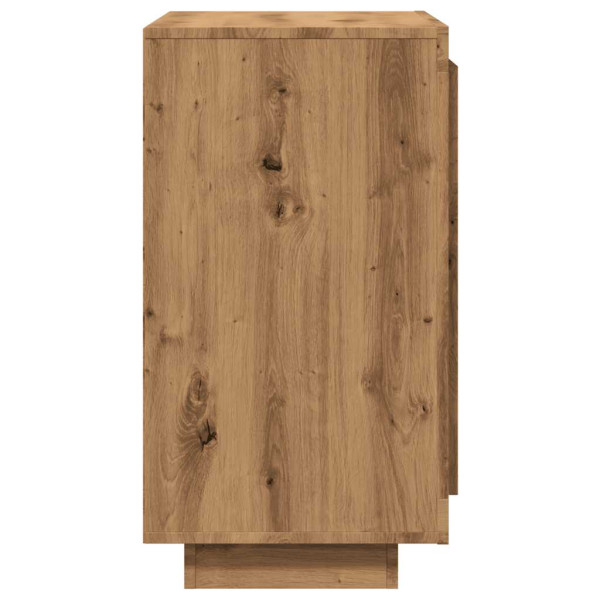 Aparador madera contrachapada roble artisian 80x40x75 cm M 5
