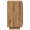 Aparador madera contrachapada roble artisian 80x40x75 cm 5